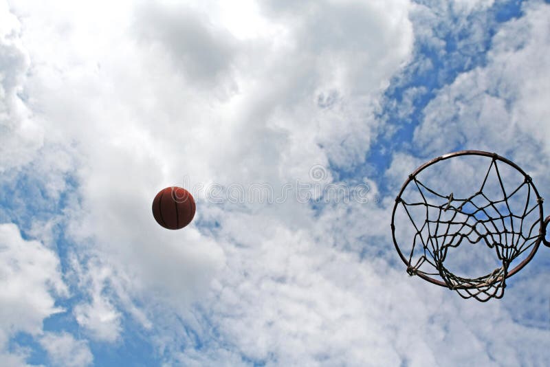 Basketball hoop shot stock photo. Image of background 10463532