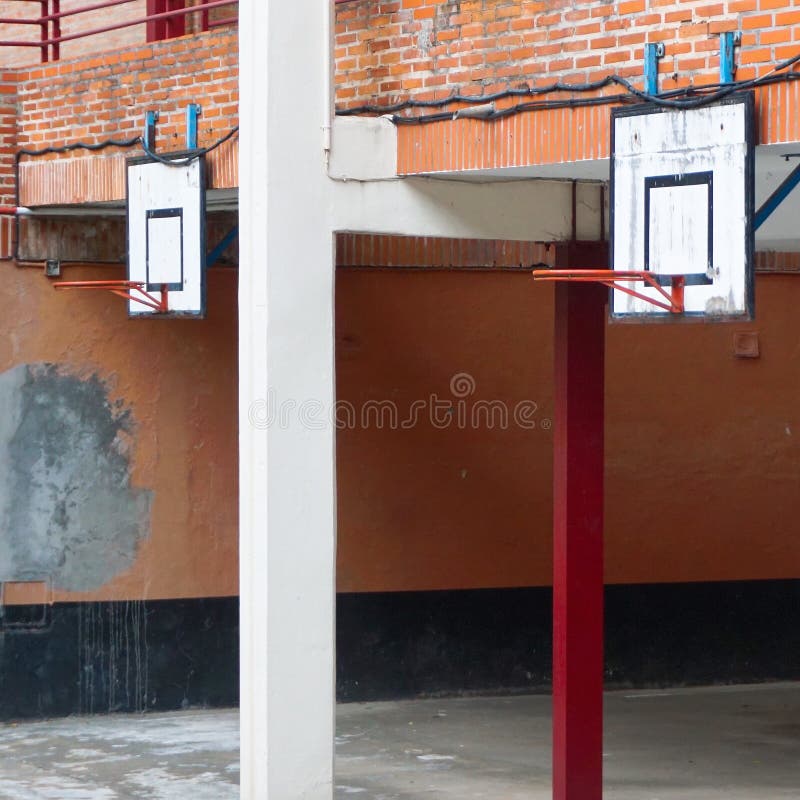 The basketball sport in the street outdoors alone abandoned. Street playground basketball sport stock images, royalty-free photos and pictures