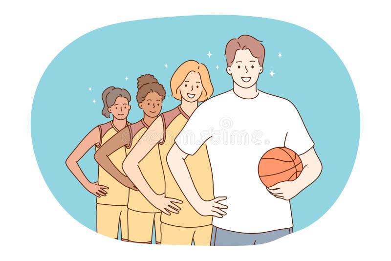 Basketball Coach Girls Stock Illustrations – 24 Basketball Coach Girls  Stock Illustrations, Vectors & Clipart - Dreamstime