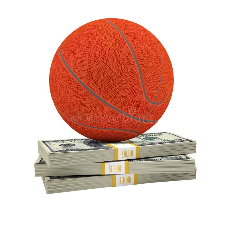 Basketball and money stock image. Image of dollar, chance 23378903