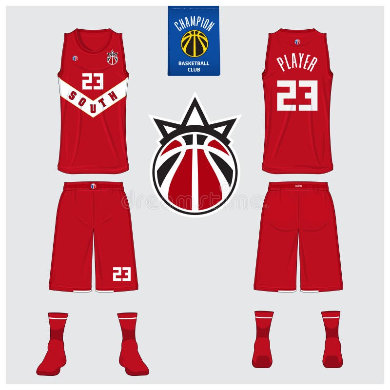 Basketball Uniform Mockup Template Design for Basketball Club ...