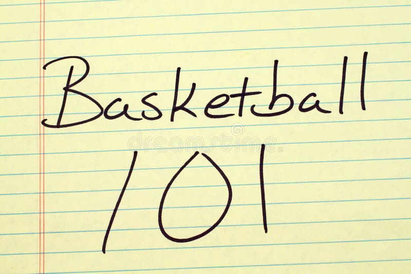 Basketball 101 Yellow Legal Pad Stock Photos Free & RoyaltyFree
