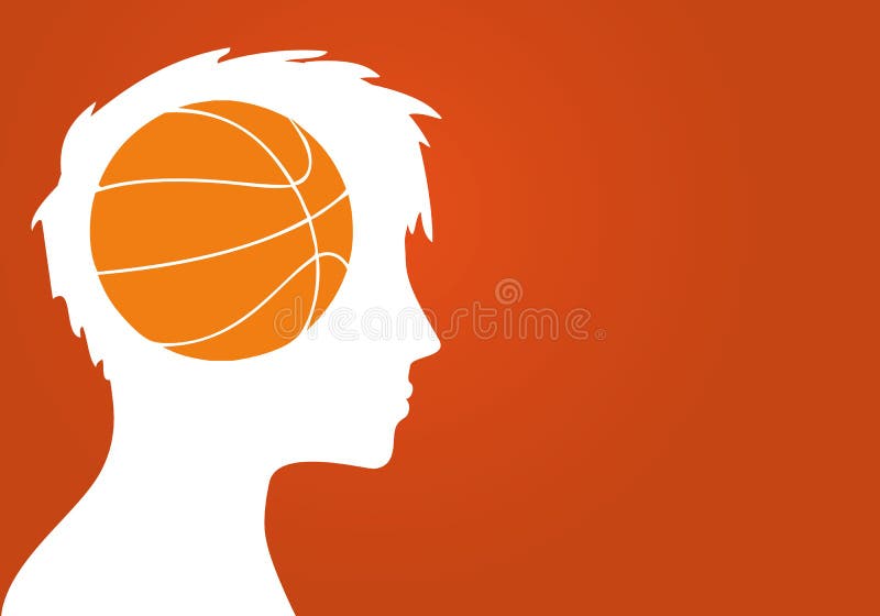 Basketballliebe vektor abbildung Basketballliebe vektor abbildung