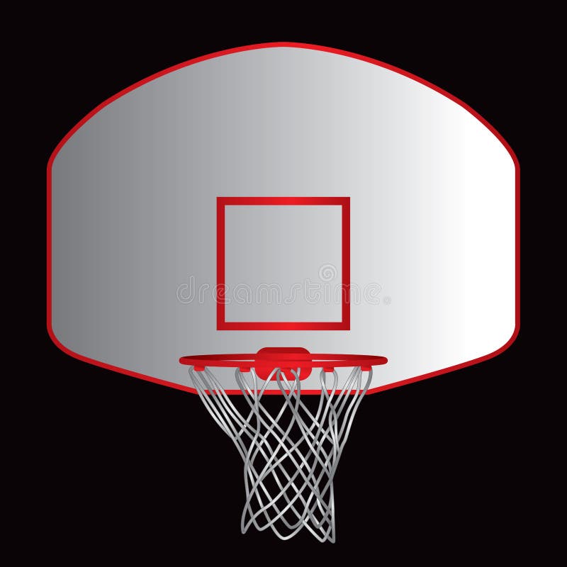 Basketballrückenbrett lizenzfreie abbildung Basketballrückenbrett lizenzfreie abbildung