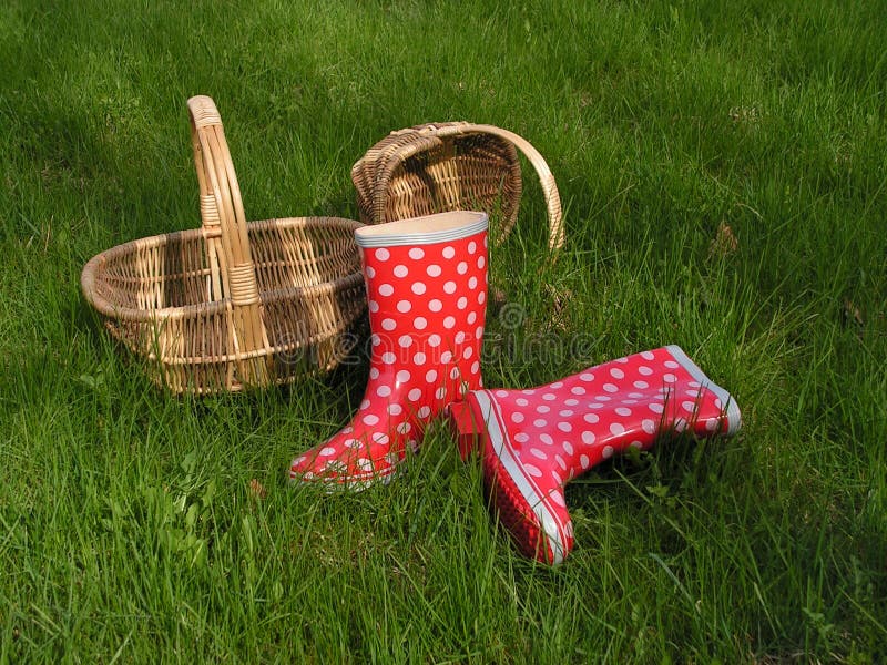 Polka dot gumboots hotsell