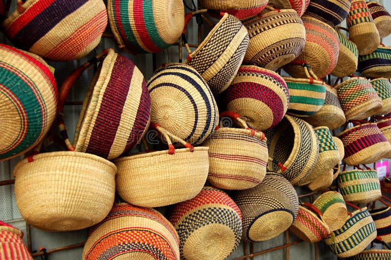 Mexican Baskets stock image. Image of weave, mexico, market 5428675