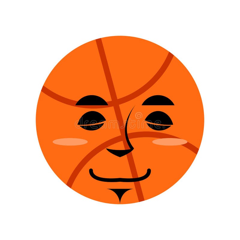 Basketsömn Emoji Boll som sover isolerad sinnesrörelse vektor illustrationer Basketsömn Emoji Boll som sover isolerad sinnesrörelse vektor illustrationer
