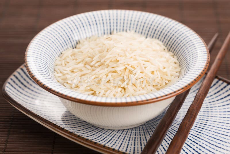 Basmati rice stock image. Image of healthy, wooden, cereal 67276361