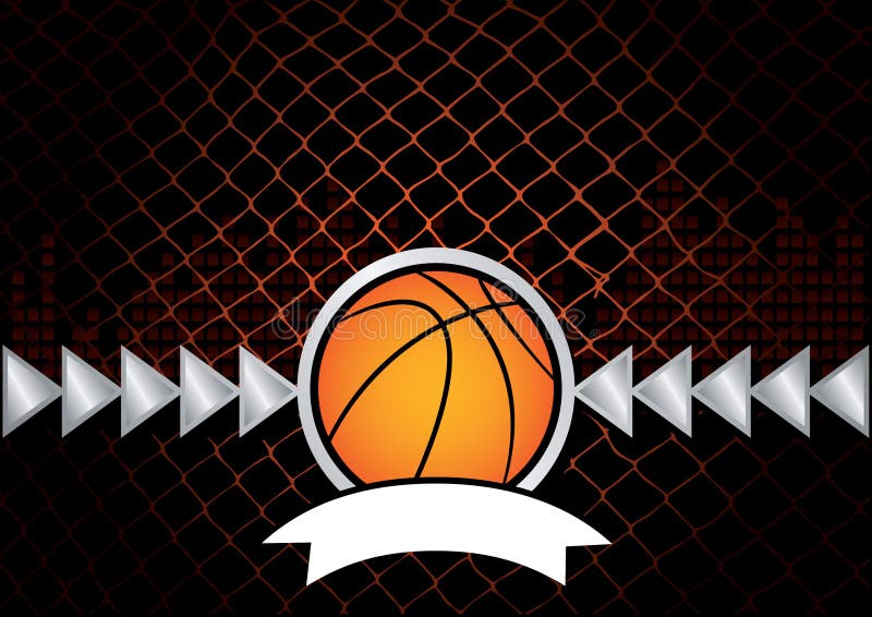 Basquetebol ilustração royalty free