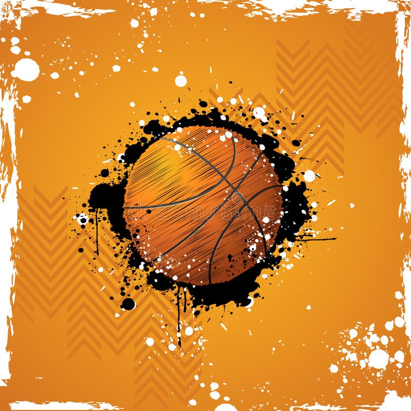 Basquetebol ilustração royalty free