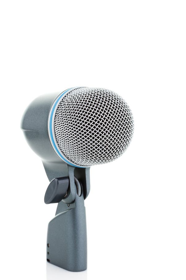 Bass Drum Microphone stock image. Image of music, device 24883073
