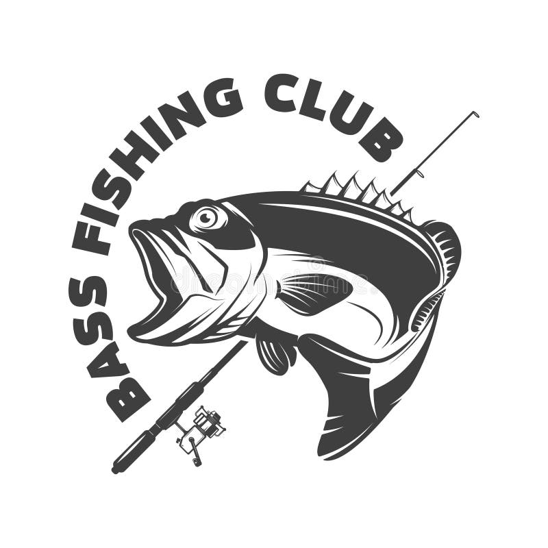 Bass Fishing Logo Stock Illustrations – 2,971 Bass Fishing Logo Stock ...