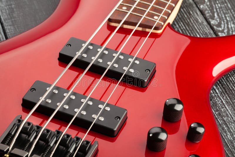 Bass guitar body stock image. Image of entertainment 275851399