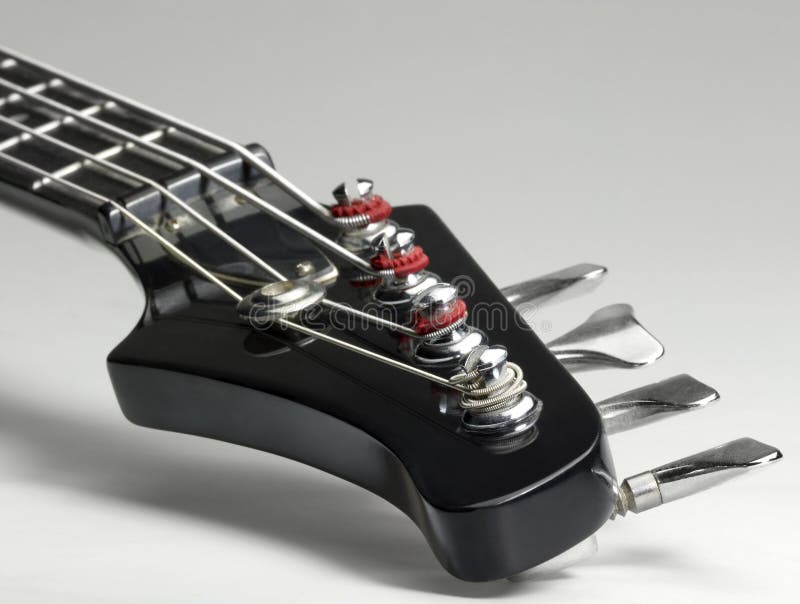 Bass guitar stock image. Image of regler, dial, guitar 36139581