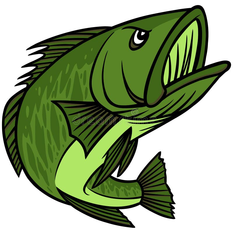 Bass Fish Cartoon Stock Illustrations – 947 Bass Fish Cartoon Stock