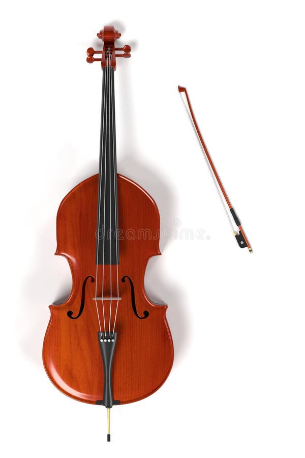 Bass musical instrument stock illustration. Illustration of realistic 69936502