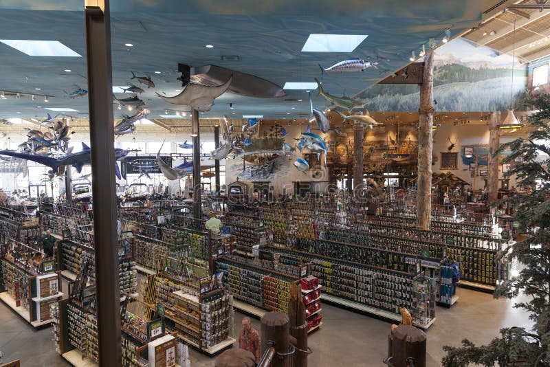 Bass Pro Shop Fishing Section at the Silverton Hotel in Las Vega
