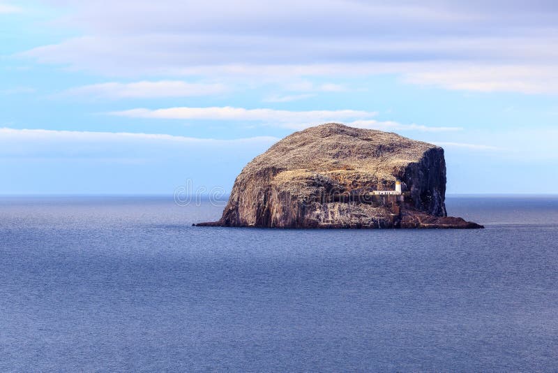 Bass Rock Lighthouse near Auldharne royalty free stock images Bass Rock Lighthouse near Auldharne royalty free stock images