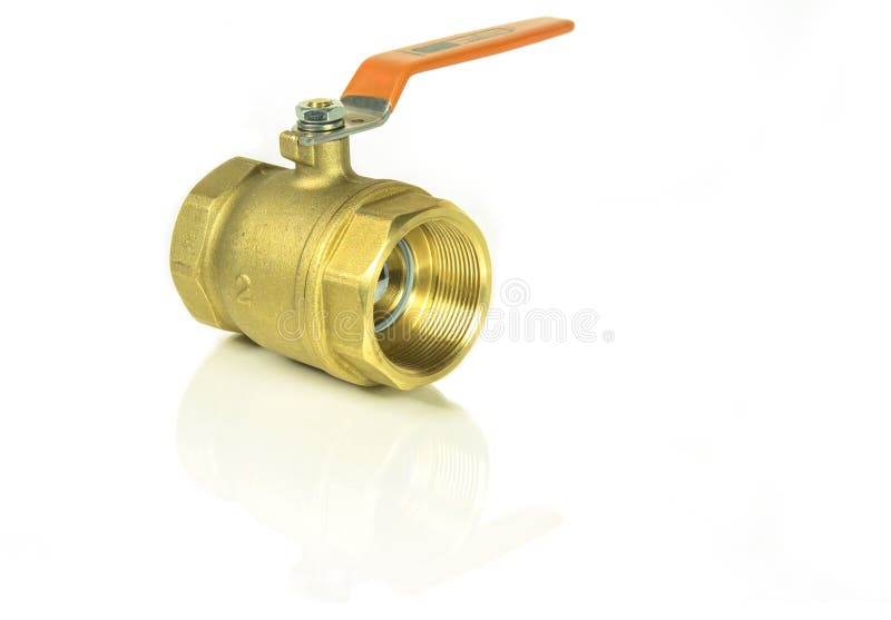 Bass valve stock photo. Image of shiny, plant, pipeline 70373914