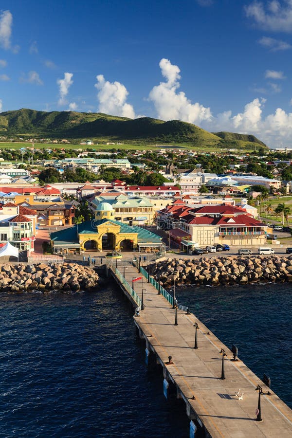 Basseterre-Hafen In St. Kitts Stockbild - Bild Von Karibisch, Meer