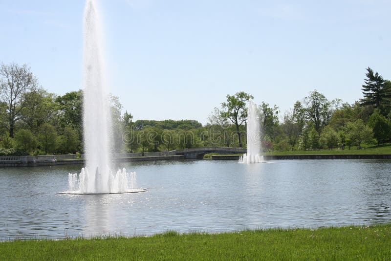 Bassin grand Forest Park I 2019 photos libres de droits Bassin grand Forest Park I 2019 photos libres de droits