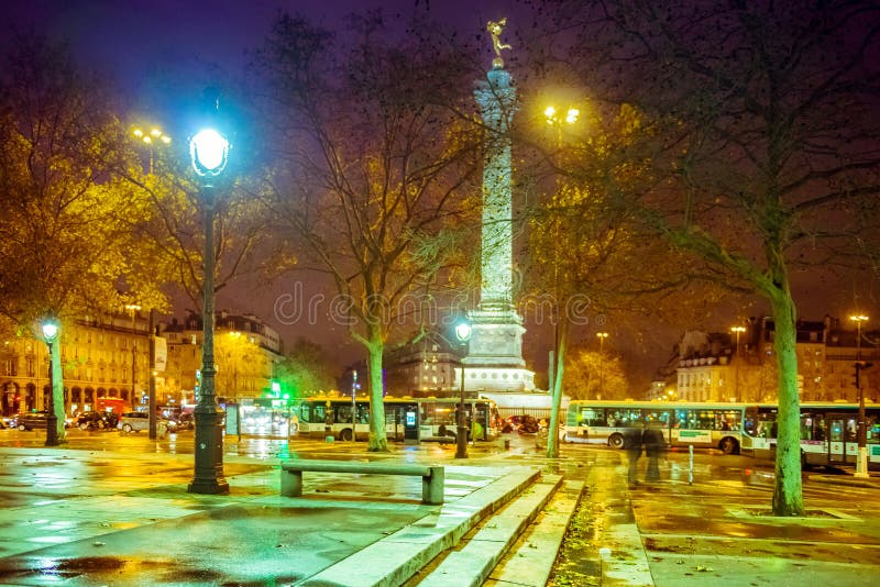 Bastille square, Paris