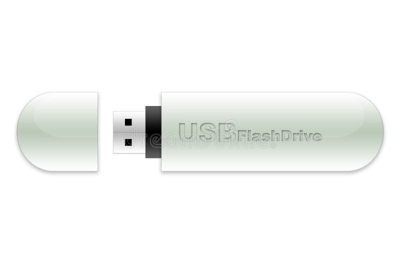 Bastone di memoria Flash del USB royalty illustrazione gratis