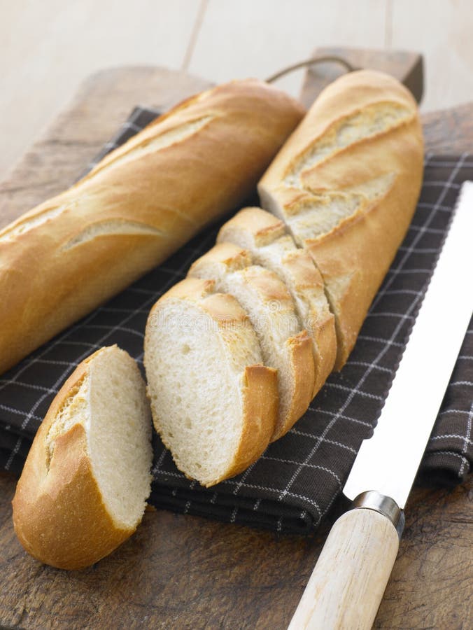 bastoni affettati baguette immagine stock libera da diritti bastoni affettati baguette immagine stock libera da diritti
