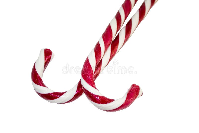 Bastão de doces dois fotografia de stock Bastão de doces dois fotografia de stock
