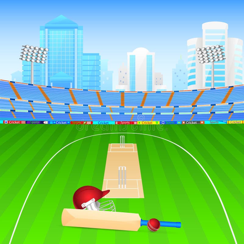 Bastão e bola de grilo ilustração do vetor Bastão e bola de grilo ilustração do vetor