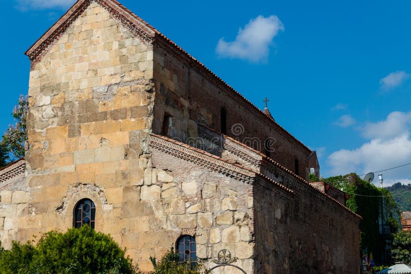 A basílica de Anchiskhati de St Mary é a igreja a mais velha da sobrevivência imagem de stock A basílica de Anchiskhati de St Mary é a igreja a mais velha da sobrevivência imagem de stock