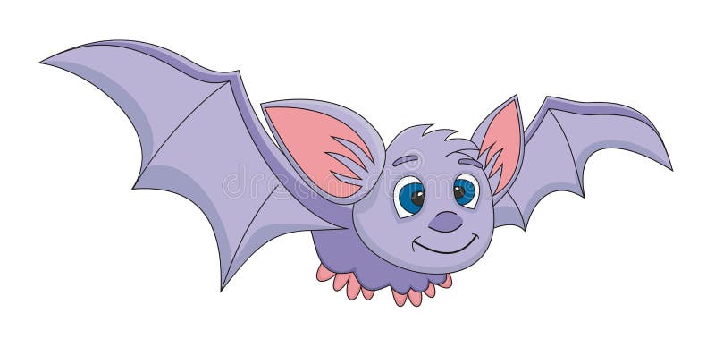 Bat Cartoon Vector Illustration Stock Vector - Illustration of toons,  flying: 12548801