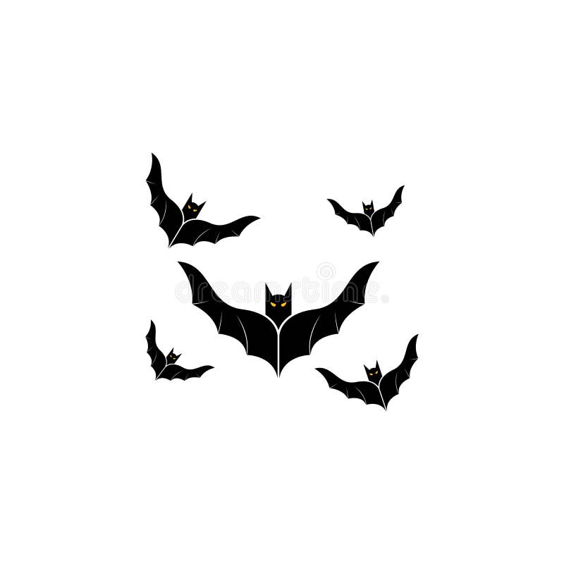 Bat logo template vector vector illustration