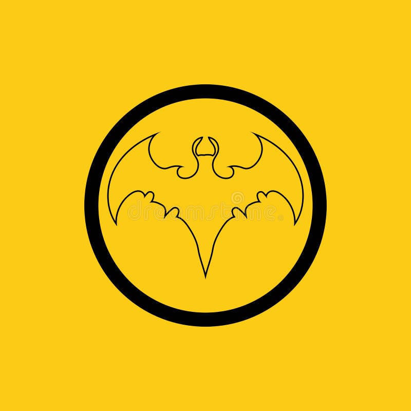 Bat Vector Icon Logo Template Stock Illustration Illustration of