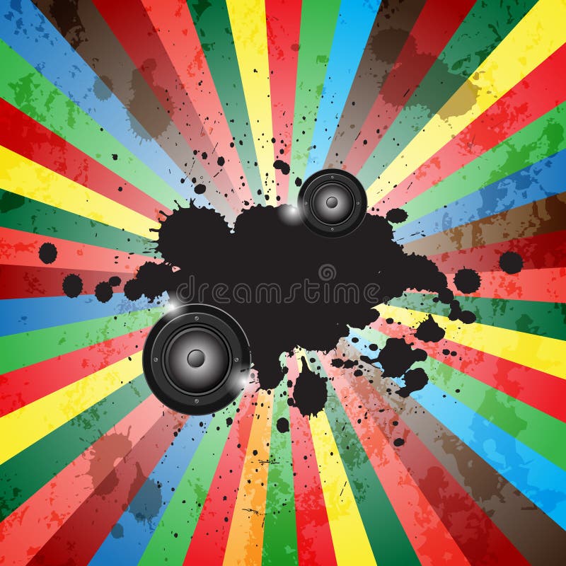 Bata o flayer do partido para o evento ou o cartaz da música ilustração stock Bata o flayer do partido para o evento ou o cartaz da música ilustração stock