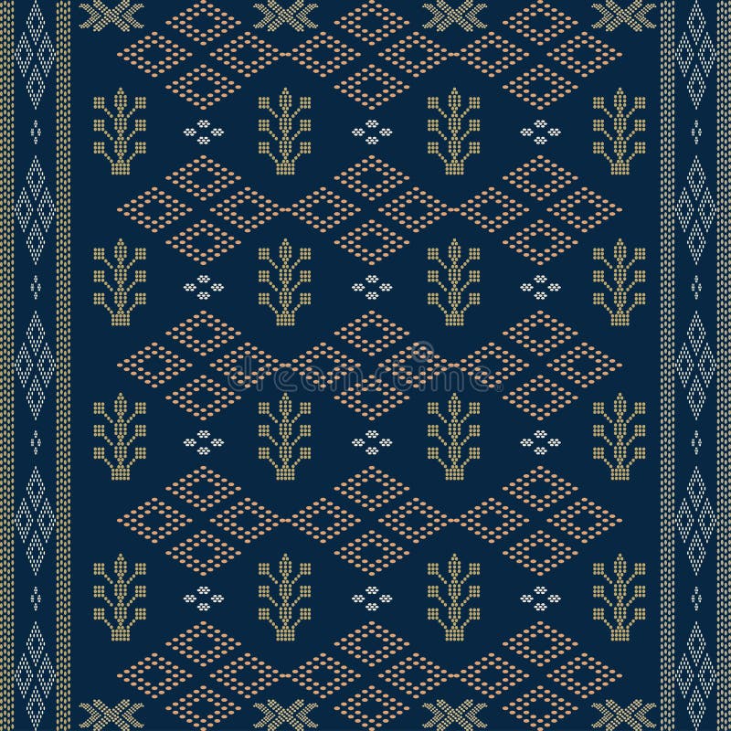  Batak  Ethnic Seamless Pattern With Motif  Ulos  Creative 