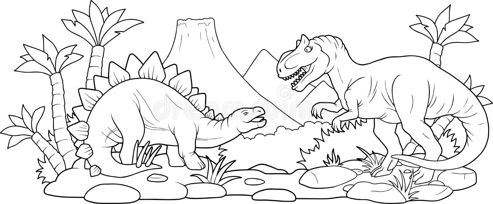 Trajeto Do Achado Do Dinossauro Da Ajuda Para Aninhar O Labirinto