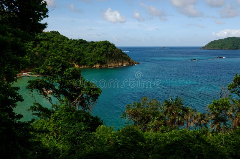 Just north of Speyside on the northeast coast of Tobago, the snorkeling at Bateau Reef is well known for its rich marine life. Little Tobago (or Bird of Paradise Island) is an important breeding site for seabirds. Speyside is a village in Trinidad and Tobago within Saint John Parish. It lies on the leeward coast of the Atlantic Ocean. Just north of Speyside on the northeast coast of Tobago, the snorkeling at Bateau Reef is well known for its rich marine life. Little Tobago (or Bird of Paradise Island) is an important breeding site for seabirds. Speyside is a village in Trinidad and Tobago within Saint John Parish. It lies on the leeward coast of the Atlantic Ocean.