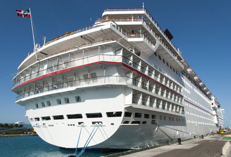 The cruise ship moored in Nassau, the capital of The Bahamas. The cruise ship moored in Nassau, the capital of The Bahamas.