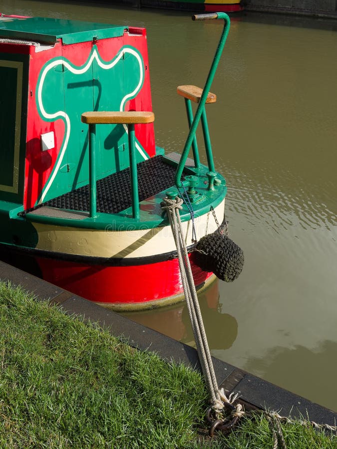 Bateau de maison de vacances de canal photos stock Bateau de maison de vacances de canal photos stock