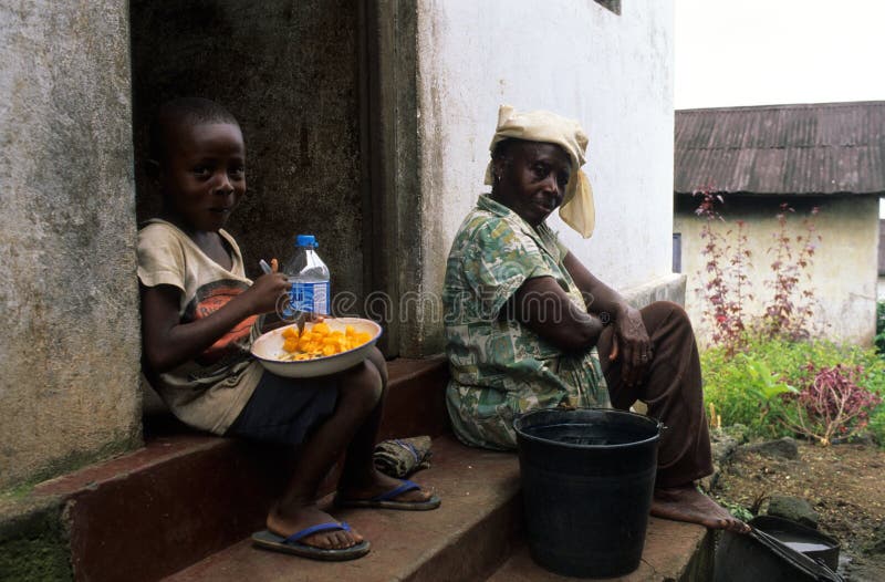 Batete. Equatorial Guinea stock photography