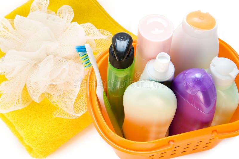 Bath accessories stock image. Image of accessory, bottle 16307803