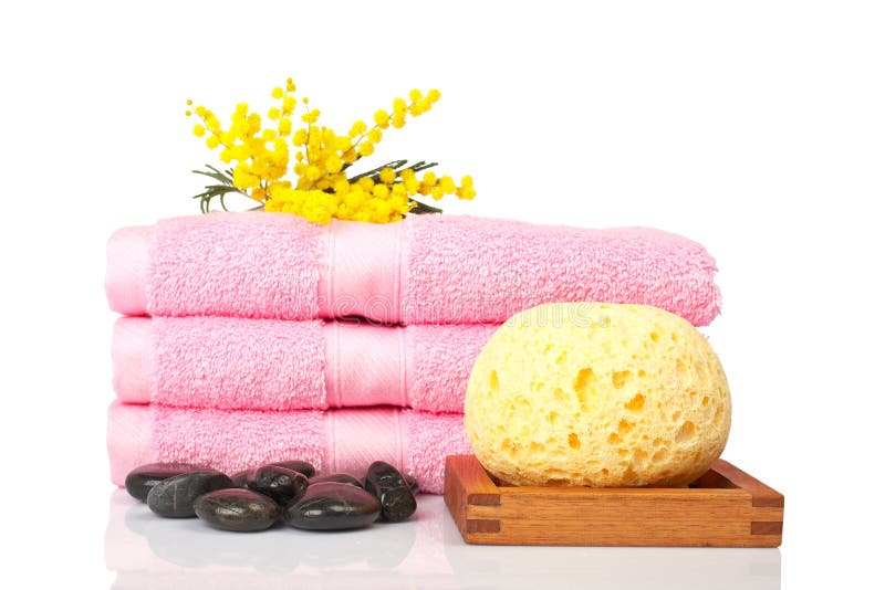 Bath accessories stock image. Image of cloth, relaxation 4421893