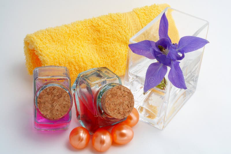 Bath Accessories and Beauty Products Stock Photo Image of meditation