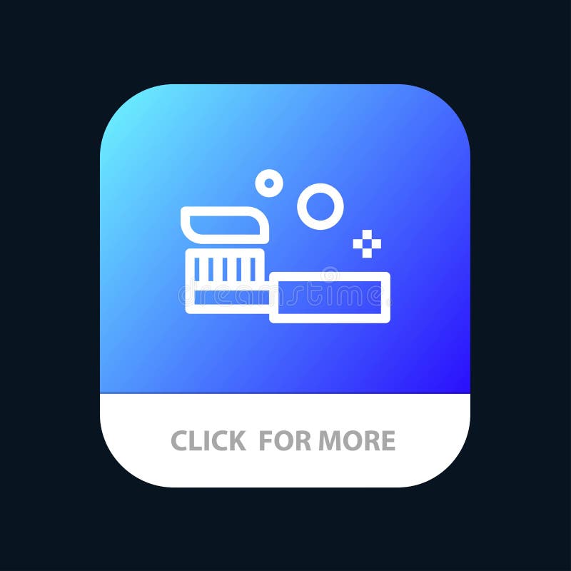 Bath, Bathroom, Cleaning, Shower, Toothbrush Mobile App Button. Android ...