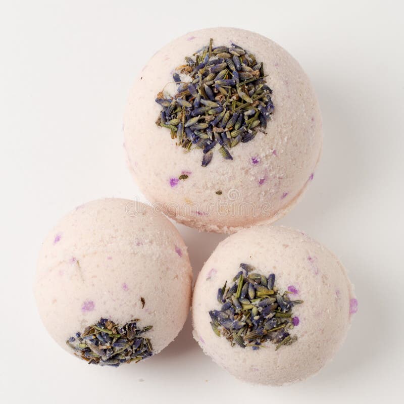 Bath Bombs, Essential Oils, Aromatherapy, Spa Stock Image Image of