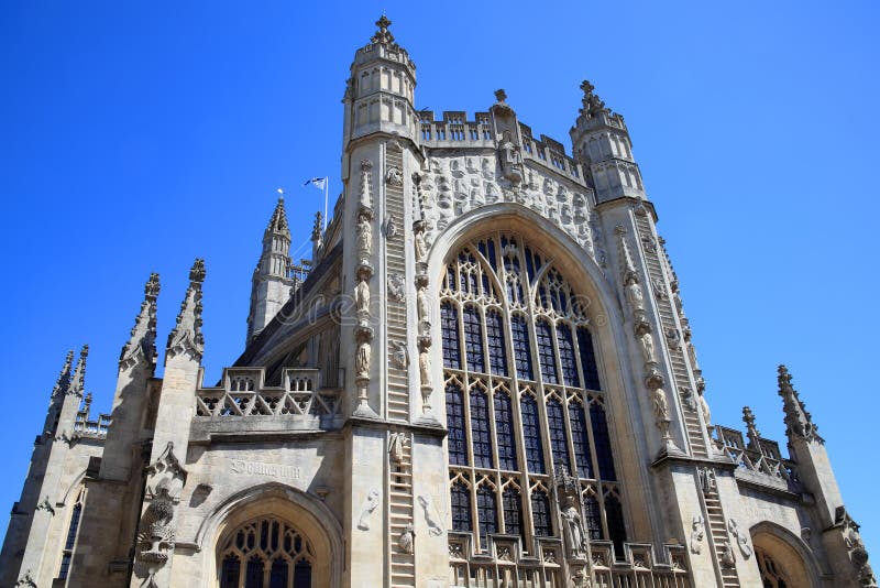 Bath Abbey City of Bath England Stock Image Image of bath