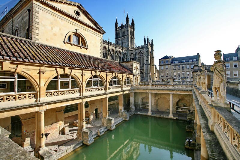Bath romains à Bath, Angleterre