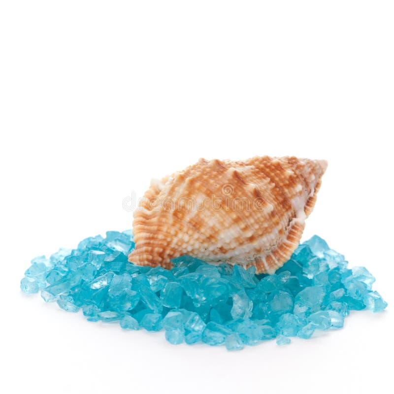 Bath salt and shell