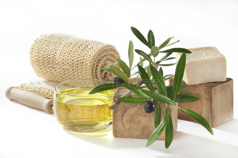 Bath soap olive oil stock image. Image of botanical, pure 21477513